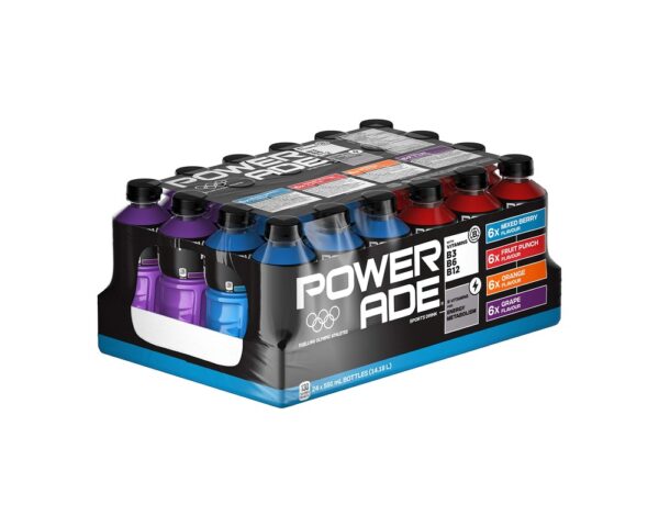 Powerade Mixed Berry Bottles, 591 ml, 24 pack