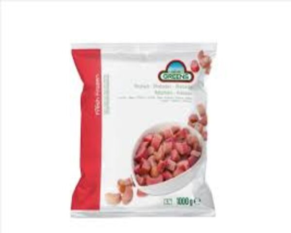 FROZEN RHUBARB SLICES 1KG