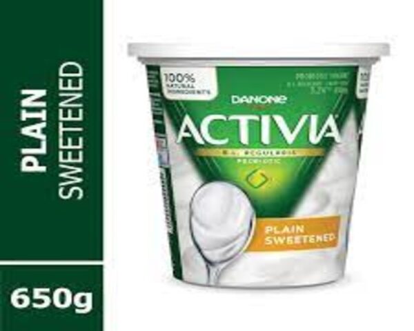 ACTIVIA  YOGURT PLAIN 650G