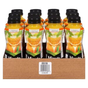 Minute Maid 100% Juice Orange Bottles, 355 mL, 12 Pack